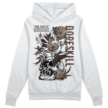 Jordan 1 High OG “Latte” DopeSkill Hoodie Sweatshirt Side Hustle Graphic Streetwear - White 