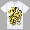 Jordan 4 Tour Yellow Thunder DopeSkill T-Shirt No Days Off Graphic Streetwear - White