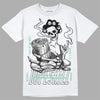 Jordan 3 "Green Glow" DopeSkill T-Shirt Show Me The Money Graphic Streetwear - White 