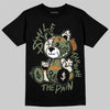 Jordan 4 Retro OG SP Undefeated (2025) DopeSkill T-Shirt Smile Through The Pain Graphic Streetwear - Black