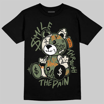 Jordan 4 Retro OG SP Undefeated (2025) DopeSkill T-Shirt Smile Through The Pain Graphic Streetwear - Black