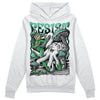 Jordan 1 High OG Green Glow DopeSkill Hoodie Sweatshirt Resist Graphic Streetwear - White