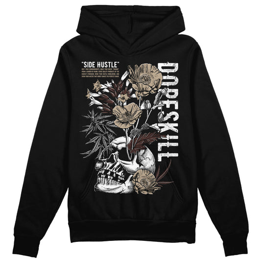 Jordan 1 High OG “Latte” DopeSkill Hoodie Sweatshirt Side Hustle Graphic Streetwear - Black