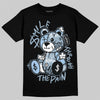 Jordan 40 “Blue Suede” DopeSkill T-Shirt Smile Through The Pain Graphic Streetwear - black