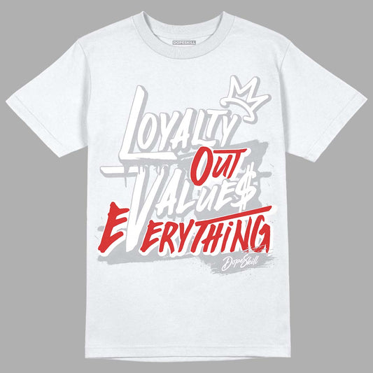 Jordan 13 “Wolf Grey” DopeSkill T-Shirt LOVE Graphic Streetwear - White