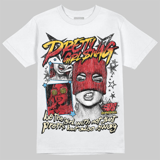 Union LA x Air Jordan 1 High OG “Chicago/Shadow” DopeSkill T-Shirt Pretty Girl Swag Graphic Streetwear - White