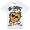 Jordan 5 "Olive" DopeSkill T-Shirt Crying Heart Graphic Streetwear - White