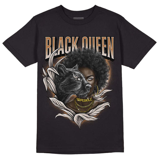 Jordan 3 Retro Palomino DopeSkill T-Shirt New Black Queen Graphic Streetwear - Black