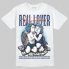 Jordan 4 SB “Summit White/Navy” DopeSkill T-Shirt Real Lover Graphic Streetwear - White