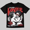 Jordan 6 “Reverse Infrared” DopeSkill T-Shirt Real Ones Choose Loyalty Graphic Streetwear - Black