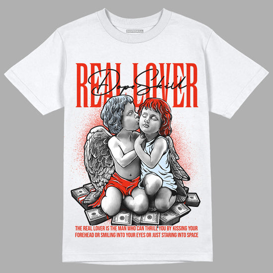 Jordan 6 Retro Toro Bravo DopeSkill T-Shirt Real Lover Graphic Streetwear - White