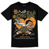 Jordan 5 "Olive" DopeSkill T-Shirt No Fake Love Graphic Streetwear - Black