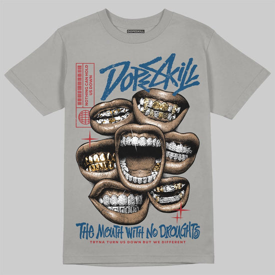 Jordan 12 Retro French Blue (2025) DopeSkill T-Shirt The Mouth With No Droughts Graphic Streetwear - gravel