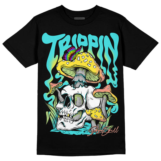New Balance 9060 “Cyan Burst” DopeSkill T-Shirt Trippin Graphic Streetwear - Black