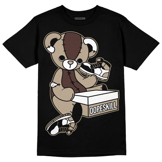 Jordan 1 High OG “Latte” DopeSkill T-Shirt Sneakerhead BEAR Graphic Streetwear - Black