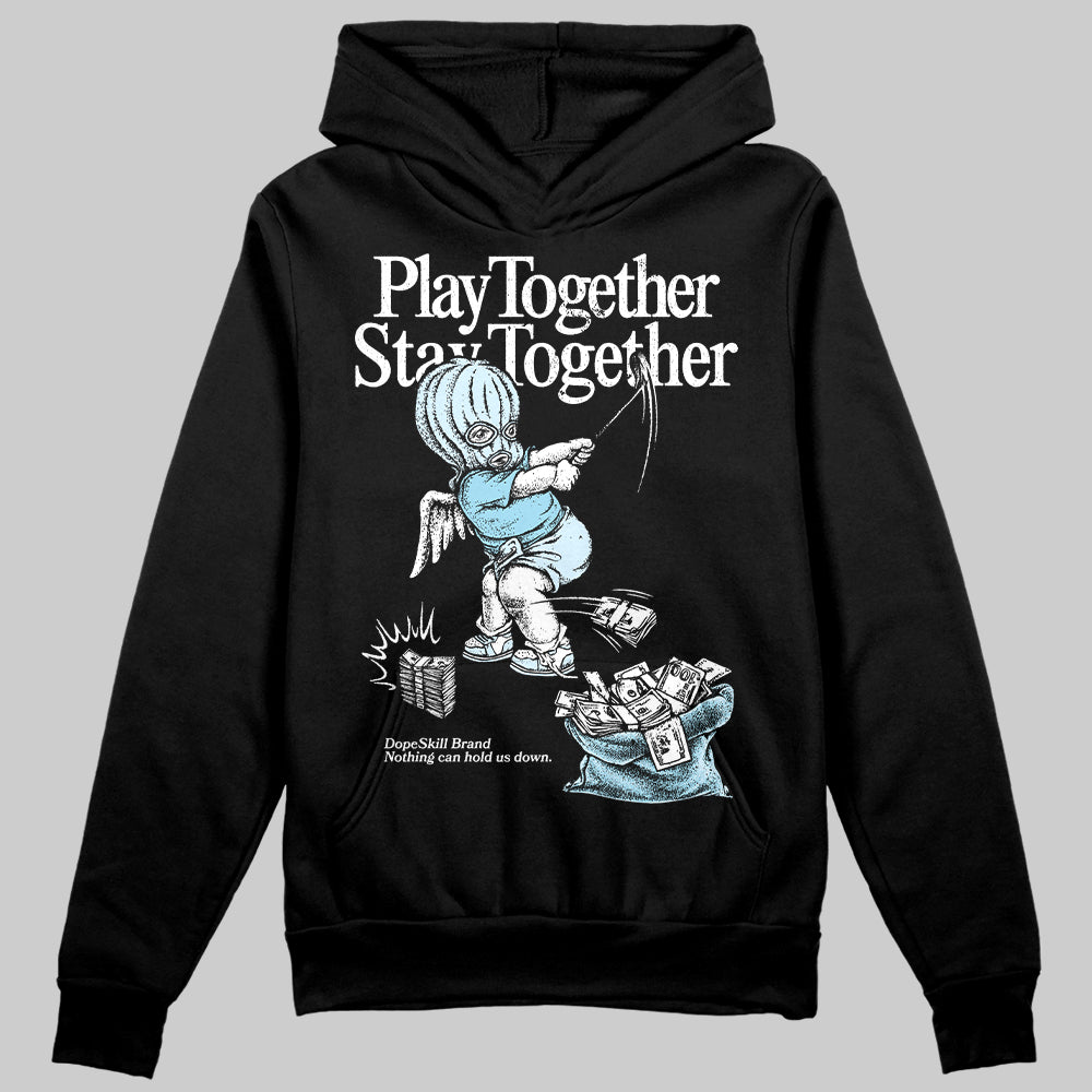 Vans Knu Stack Vintage Satin Dream Blue DopeSkill Hoodie Sweatshirt Play together, Stay together Graphic Streetwear - Black