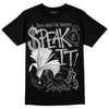 Jordan 4 Retro 'Wet Cement' DopeSkill T-Shirt Speak It Graphic Streetwear - Black