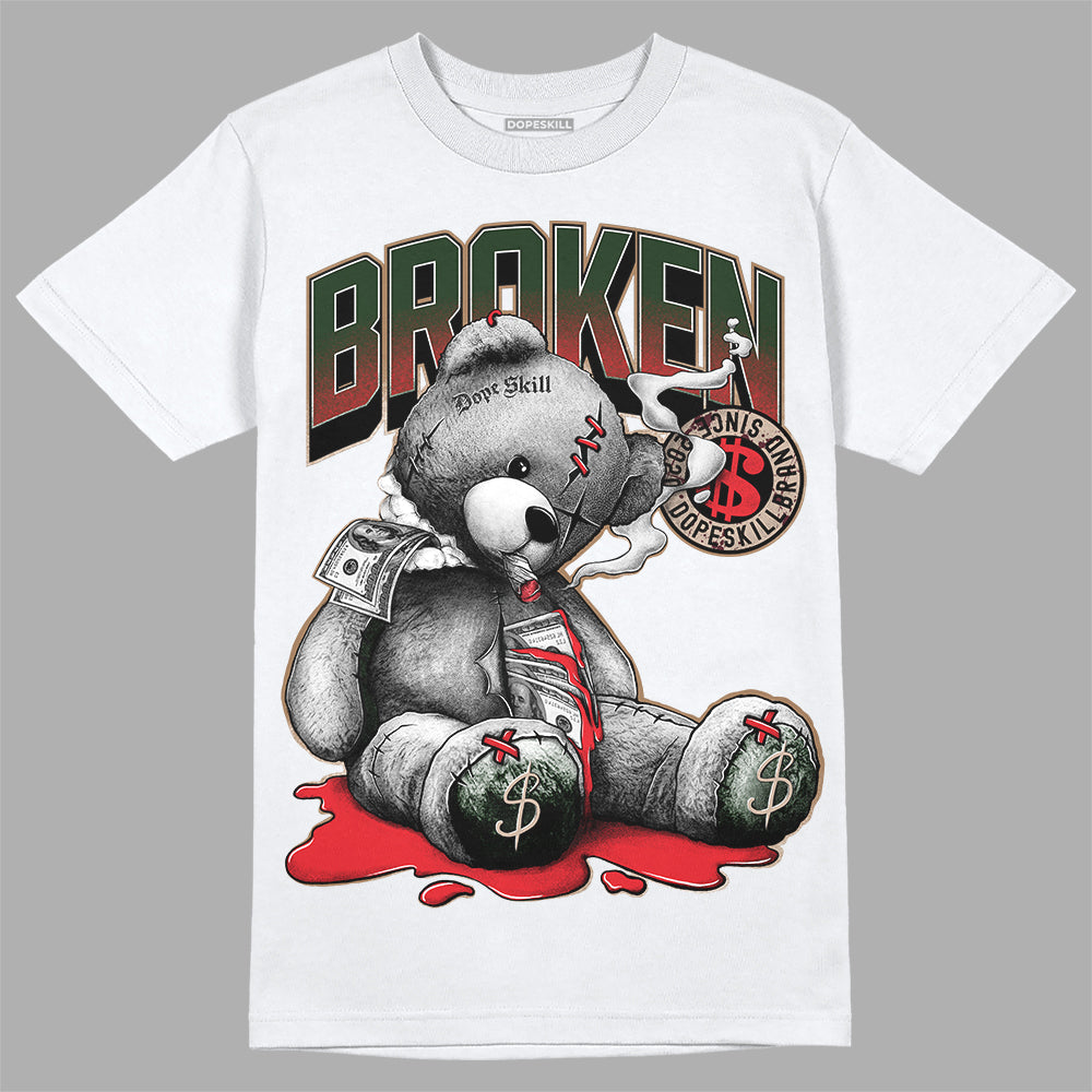 Dunk Low Freddy Krueger DopeSkill T-Shirt Sick Bear Graphic Streetwear - White 