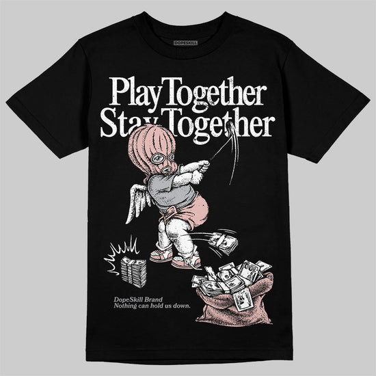 ASICS Gel-1130 'White Neutral Pink' DopeSkill T-Shirt Play together, Stay together Graphic Streetwear - Black