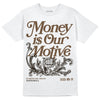 Jordan 11 Retro Neapolitan DopeSkill T-Shirt Money Is Our Motive Typo Graphic Streetwear
