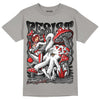 Grey Sneakers DopeSkill Grey T-shirt Resist Graphic Streetwear