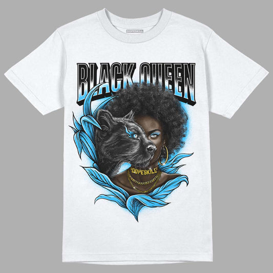 Jordan 1 High Retro OG “University Blue” DopeSkill T-Shirt New Black Queen Graphic Streetwear - White