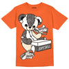 Jordan 3 Georgia Peach DopeSkill Orange T-shirt Sneakerhead BEAR Graphic Streetwear