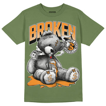 Jordan 5 "Olive" DopeSkill Olive T-shirt Sick Bear Graphic Streetwear