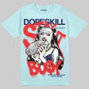 Dunk Low GS “Glacier Blue” DopeSkill Chambray T-shirt Stay It Busy Graphic Streetwear