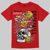 Jordan 14 Retro Ferrari (2025) DopeSkill T-Shirt Side Hustle Graphic Streetwear - Red