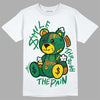 Green Sneakers DopeSkill T-Shirt Smile Through The Pain Graphic Streetwear - White 