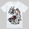 Nigel Sylvester x Jordan 1 Low OG “Nitro” DopeSkill T-Shirt Smile Through The Pain Graphic Streetwear - White