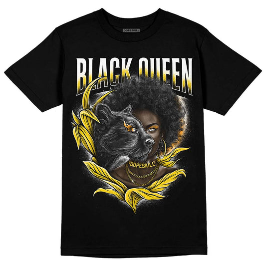 Jordan 6 “Yellow Ochre” DopeSkill T-Shirt New Black Queen Graphic Streetwear - Black