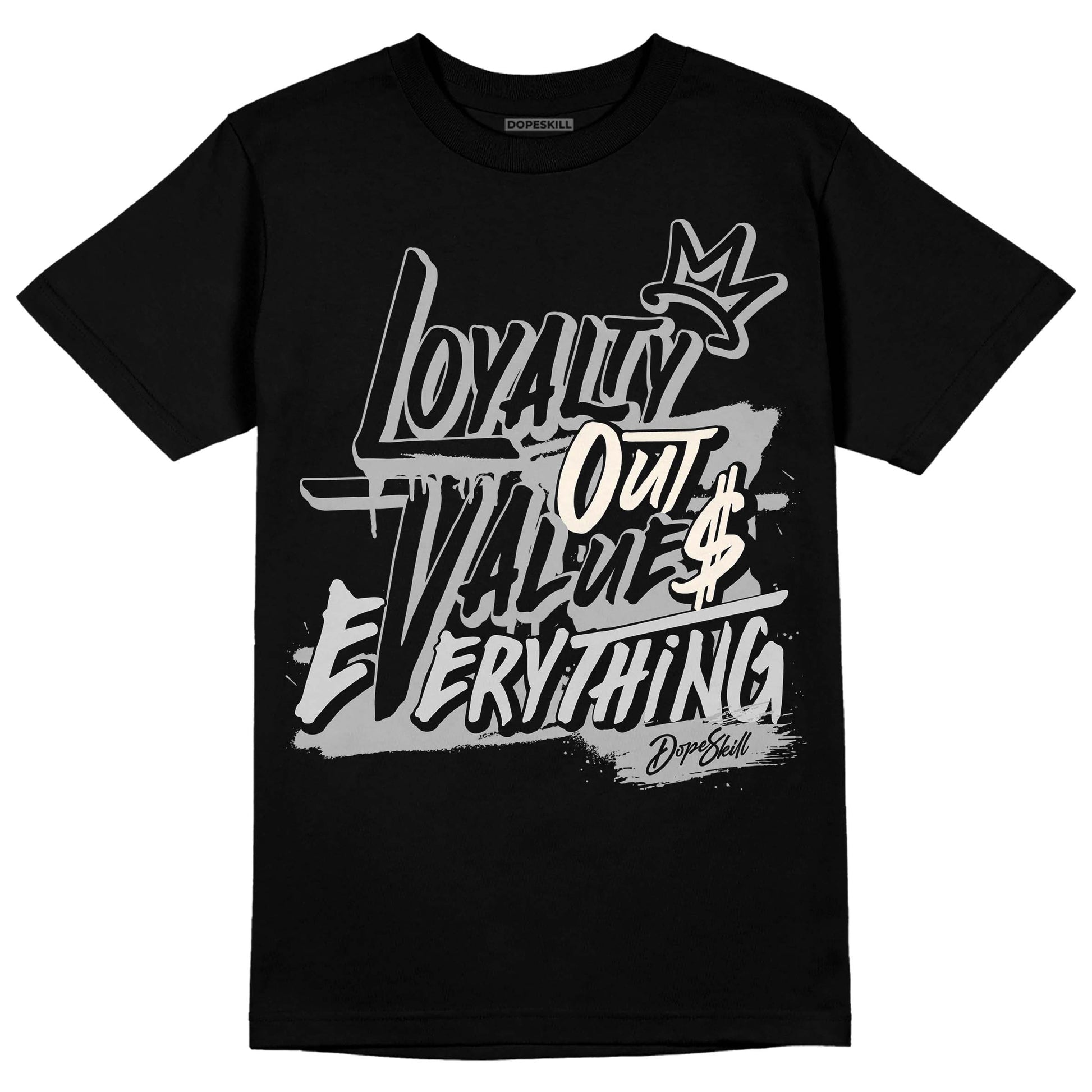 Jordan 3 “Off Noir” DopeSkill T-Shirt LOVE Graphic Streetwear - Black