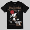 Jordan 9 'Olive' DopeSkill T-Shirt Play together, Stay together Graphic Streetwear - Black