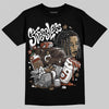 Jordan 1 Low OG “Mocha” DopeSkill T-Shirt Stressless Graphic Streetwear - Black