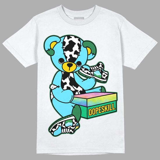 Dunk Low Ben & Jerry’s Chunky Dunky DopeSkill T-Shirt Sneakerhead BEAR Graphic Streetwear - White 