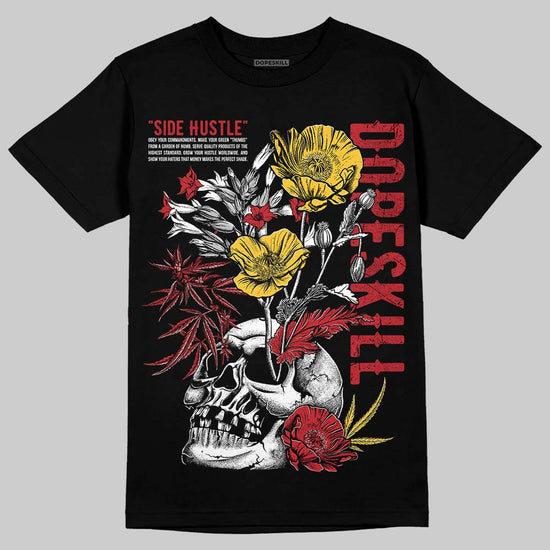 Jordan 14 Retro Ferrari (2025) DopeSkill T-Shirt Side Hustle Graphic Streetwear - Black
