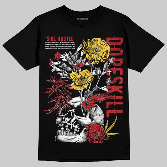 Jordan 14 Retro Ferrari (2025) DopeSkill T-Shirt Side Hustle Graphic Streetwear - Black