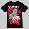 Dunk Low Valentine's Day (2026) DopeSkill T-Shirt Stay It Busy Graphic Streetwear - Black