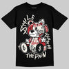 Nigel Sylvester x Jordan 1 Low OG “Nitro” DopeSkill T-Shirt Smile Through The Pain Graphic Streetwear - Black