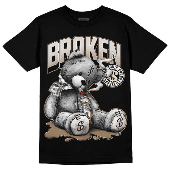 Jordan 5 SE “Sail” DopeSkill T-Shirt Sick Bear Graphic Streetwear - Black