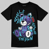 Jordan 8 Retro 'Aqua' 2025 DopeSkill T-Shirt Smile Through The Pain Graphic Streetwear - Black