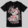 ASICS Gel-Nimbus 10.1 Strawberry DopeSkill T-Shirt Smile Through The Pain Graphic Streetwear - Black