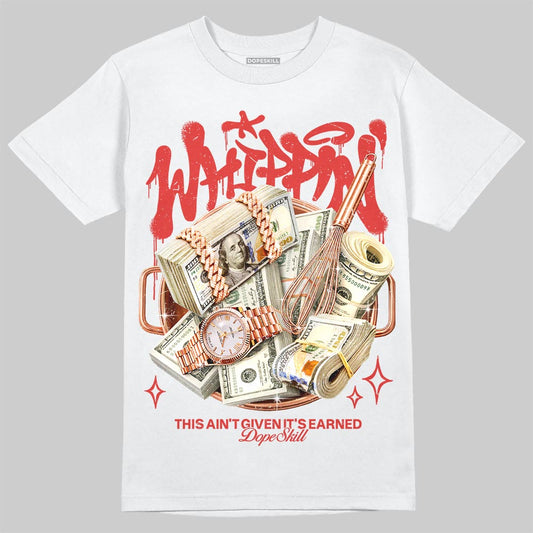Jordan 4 Retro Toro Bravo DopeSkill T-Shirt Whippin Graphic Streetwear - White