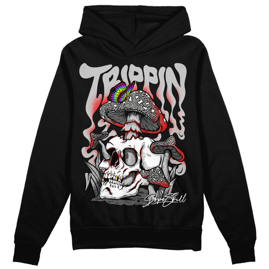 Jordan Spizike Low Bred DopeSkill Hoodie Sweatshirt Trippin Graphic Streetwear - Black