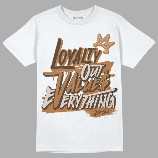 Jordan 3 Retro Palomino DopeSkill T-Shirt LOVE Graphic Streetwear - White