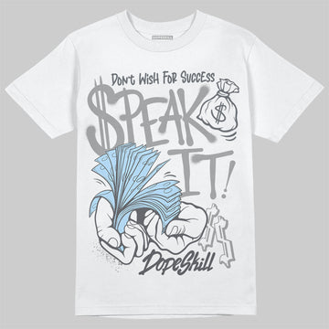 Jordan 5 Retro Wolf Grey (2026) DopeSkill T-Shirt Speak It Graphic Streetwear - White