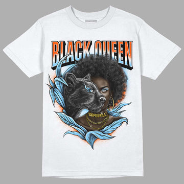 Dunk Low Futura University Blue DopeSkill T-Shirt New Black Queen Graphic Streetwear - White 