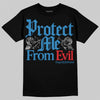 Jordan 3 Retro OG Rare Air DopeSkill T-Shirt Protect Me From Evil Graphic Streetwear - Black